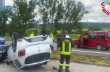 Lioni (Av) – Incidente stradale, coinvolte 3 autovetture