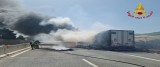 Vigili del Fuoco, incendio sull’autostrada A 16, Napoli – Canosa