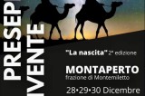 Montaperto, parte la seconda edizione del “Presepe Vivente – La Nascita”