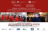 Appuntamento a Benevento con l’Orchestra da Camera Accademia di Santa Sofia  insieme al pianista Francesco Nicolosi