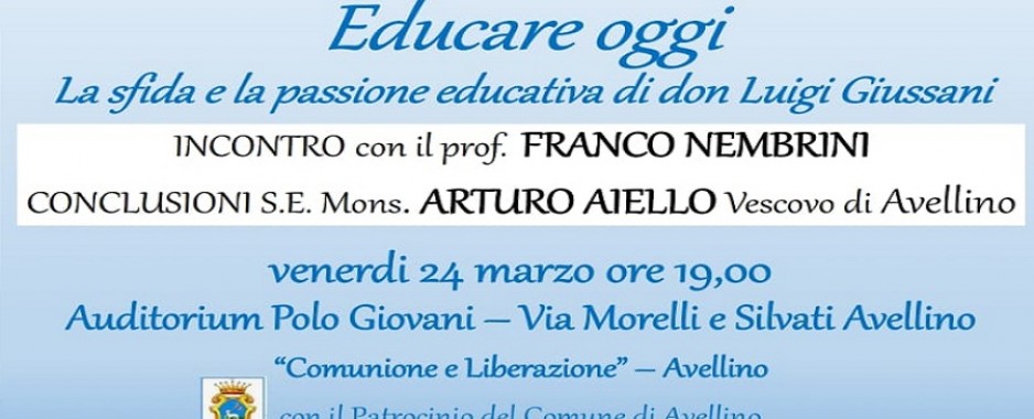 Avellino – Incontro dedicato a Don Luigi Giussani