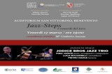 All’Accademia di Santa Sofia “Infinite Space”, concerto del valentissimo Jodice Bros Jazz Trio