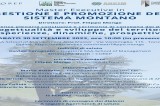 Master in gestione e promozione del sistema Montano Master in gestione e promozione del sistema Montano