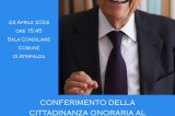 Conferimento della cittadinanza onoraria al professore Sabino Cassese
