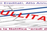 Notifica eredi annullata Notifica eredi annullata