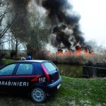 incendio  carabinieri