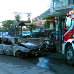 auto fiamme prata