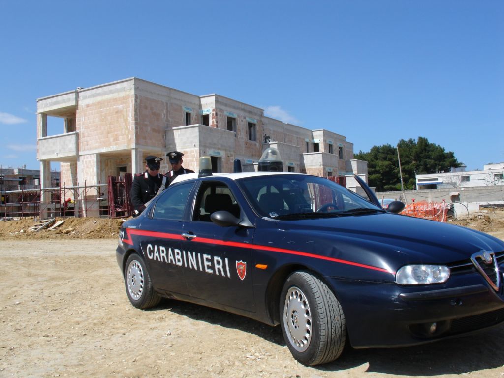 cantiere edile carabinieri