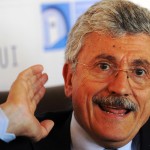 Massimo D'Alema in un'immagine ripresa il 9 Maggio 2013 a Firenze                             ANSA /CARLO FERRARO