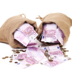 Two bags with much money
