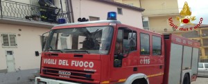 fiamme abitazione