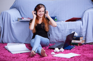 Listening to music instead of learning