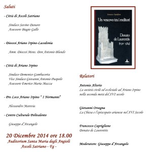 programma Ascoli Satriano