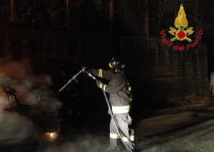 Incendio Auto Avellino