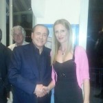 Marica Grande con Berlusconi