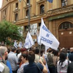 protesta sanitari fuori regione campania