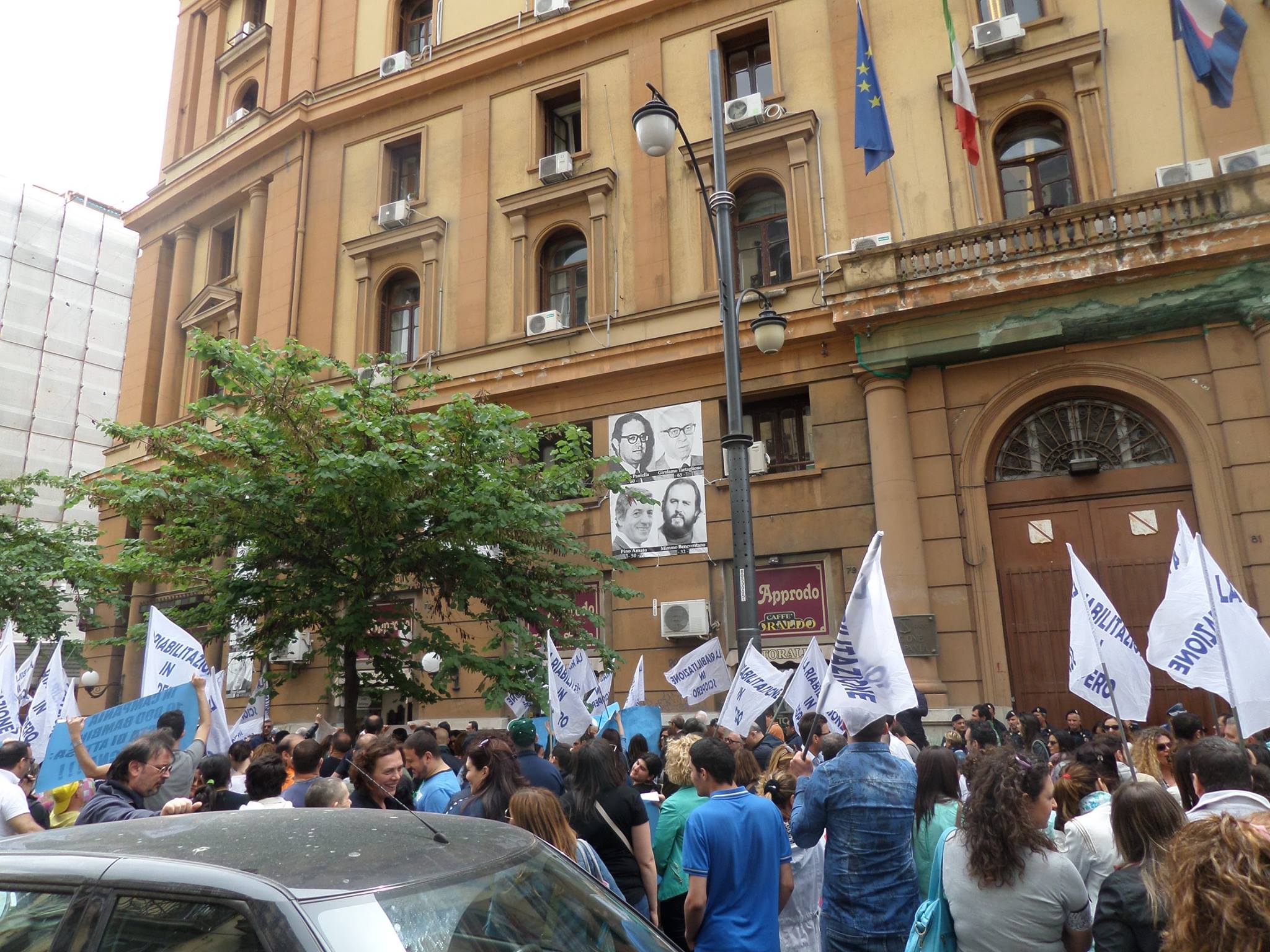 protesta sanitari fuori regione campania.2