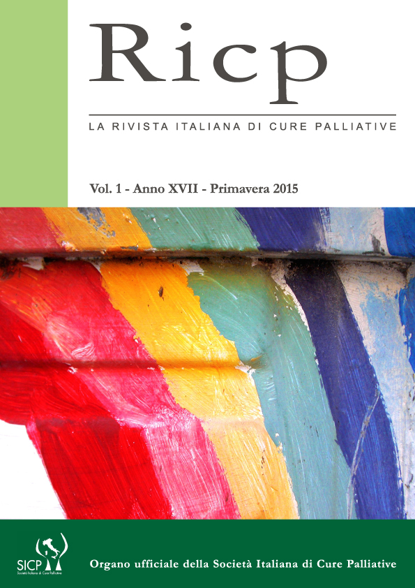 Copertina RICP Vol 1 2015 Anno XVII