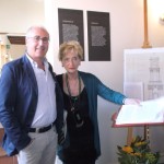 Massimo Maglio (Ordine Ingegneri Avellino) e Orsola Tarantino (moglie di Domenico Fraternali)