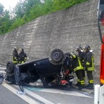 Vigili del Fuoco Avellino, incidente stradale A16.