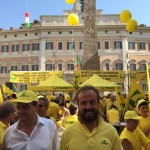 Masiello manifestazione Roma