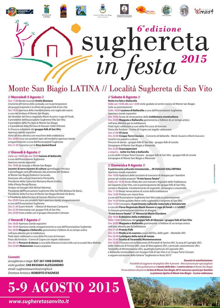 locandina Sughereta in festa