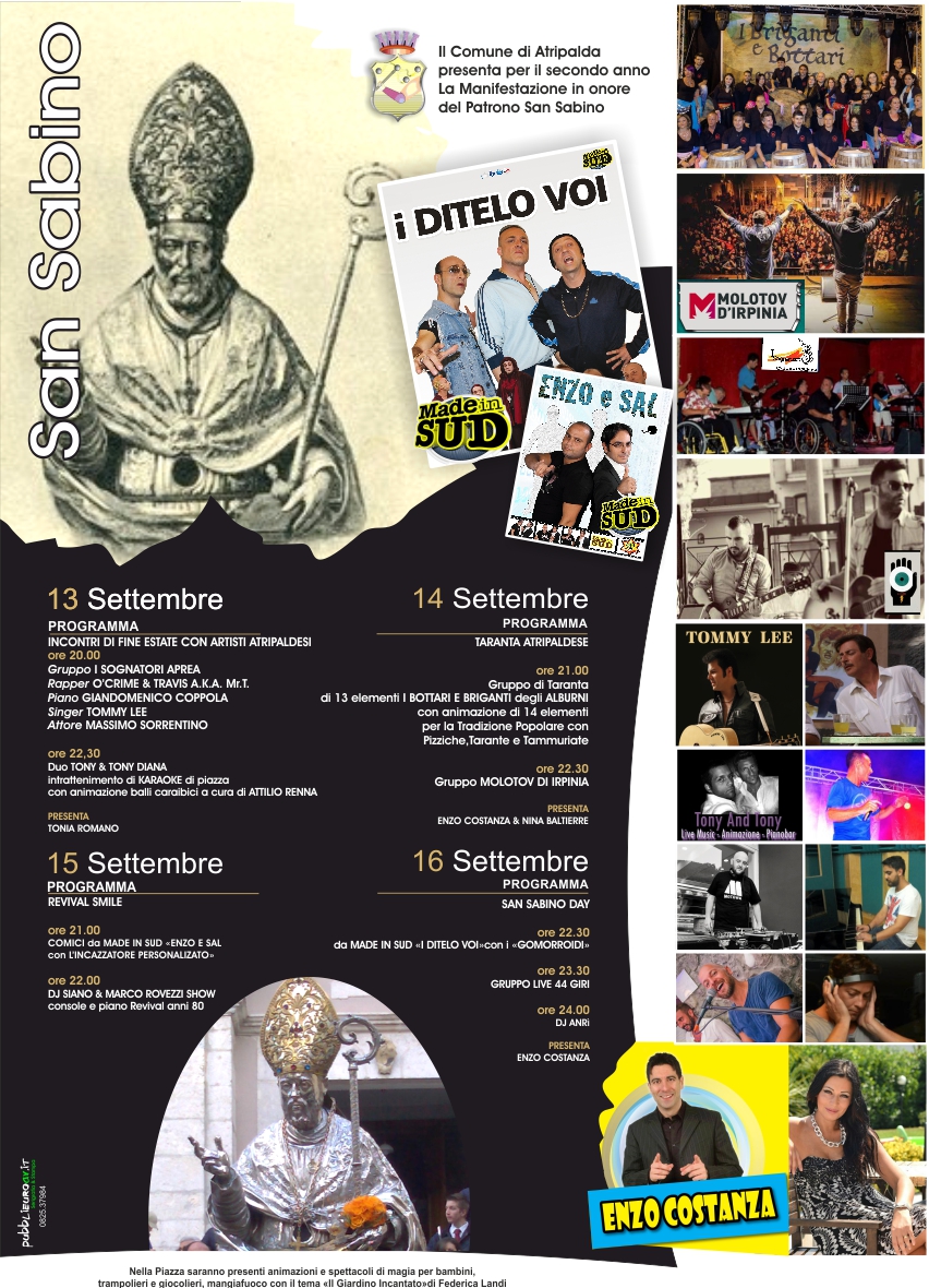 MANIFESTO SAN SABINO