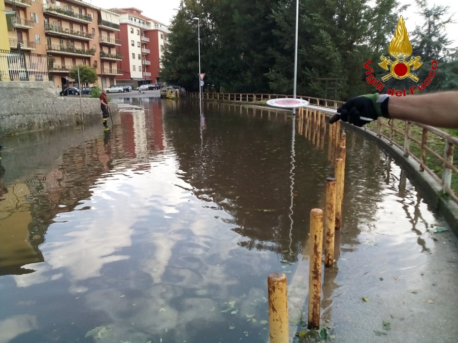 bomba d'acqua grandine avellino