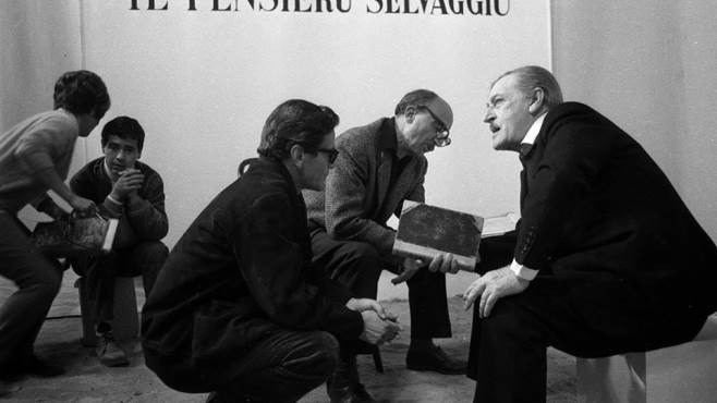 Una foto della Mostra dedicata a Pasolini