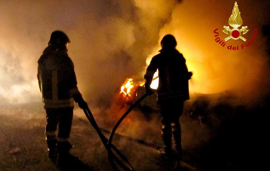 Incendio auto