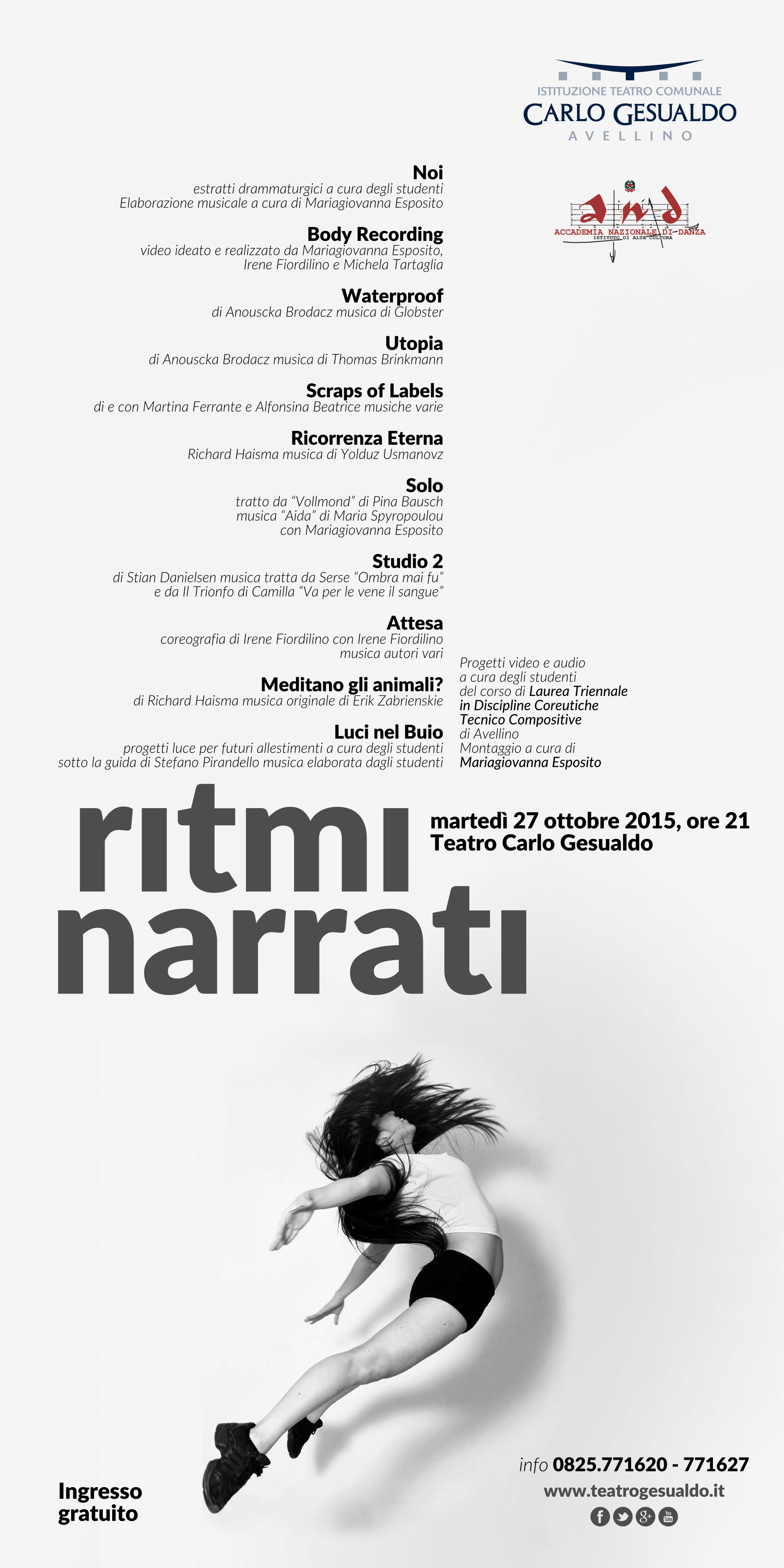 Locandina Ritmi Narrati