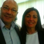 michele faiella con lina lucci segretario generale della Cisl Campana