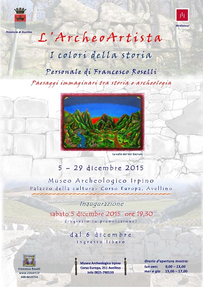 Locandina ArcheoArtista Avellino