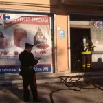 incendio negozio san potito