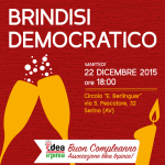 Locandina Brindis Democratico 2015 - #GdPdSerino #ideairpinia