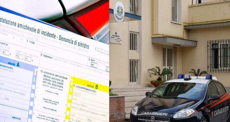 carabinieri falso sinistro