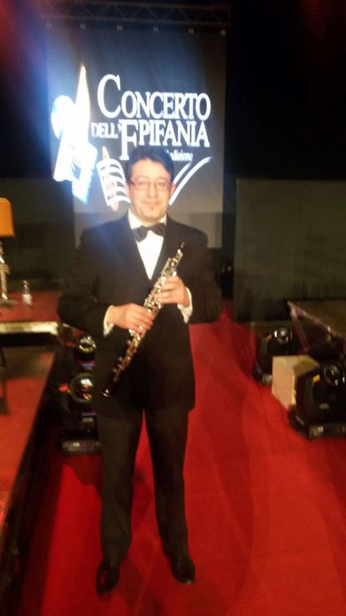 Francesco Mazzocca dalle prove del concerto