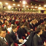 IMUN NAPOLI 2016, PLATEA DI STUDENTI AL TEATRO ACACIA
