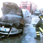 Incendio Auto Avellino