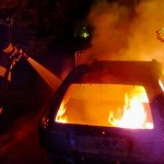 Incendio auto Taurano