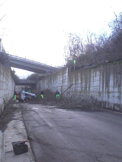 l'intervento sullo svincolo per san mango