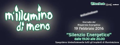 m'illumino di meno