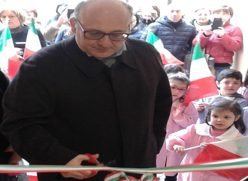 Bossone inaugura l'Asilo infantile