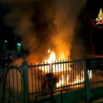 Incendio auto Avella