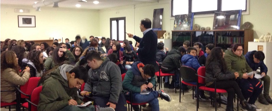 le classi terze di Taurasi Sant'Angelo Fontanarosa e Luogosano