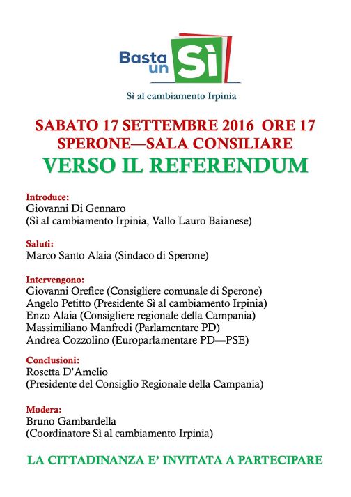 sperone 17 settembre