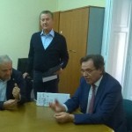 Il consigliere provinciale Stefano Farina e l'amministratore di Irpiniambiente Nicola Boccalone alla firma in Regione