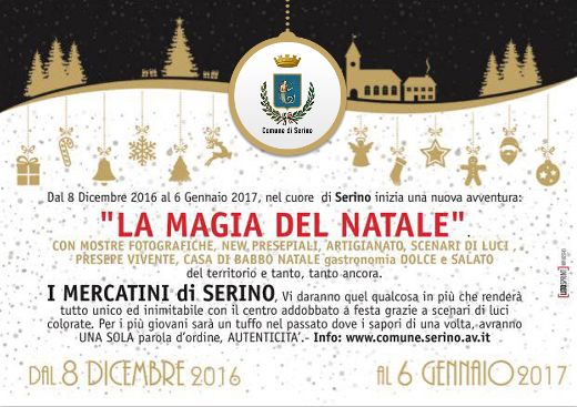 La magia del Natale - Mercatini a Serino - Volantino 2