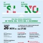 Locandina WEB_Le Ragioni del SI e le Ragioni del NO