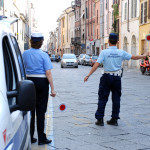 Blocco del traffico - via roma (lenti)